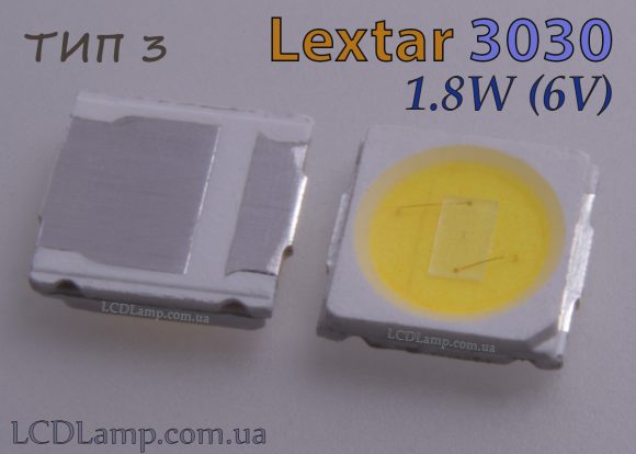 Lextar 3030 tip3 (1.8w 6v)