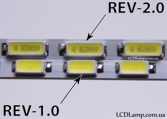 LED подсветка ноутбука Rev-2.0(2017) сравнение